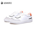 ABINITIO Fashion Comfortable White PU Men Casual Shoes And Sneakers